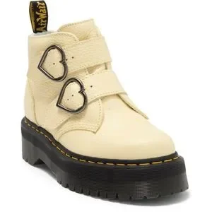 Dr martens with heart buckles hot sale
